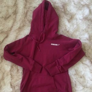 Gymshark Crest Hoodie in Beet